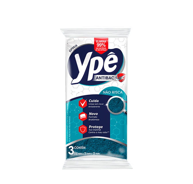 Esponja Não Risca Ype Antibac