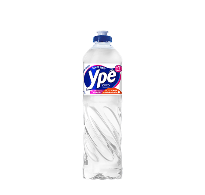 Embalagem do Detergente Ypê Coco 500ml