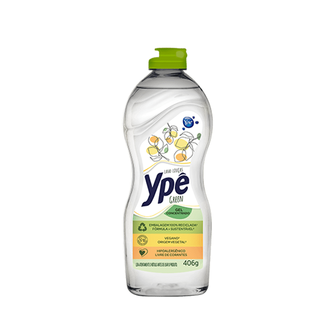 Embalagem do Detergente Concentrado Ypê