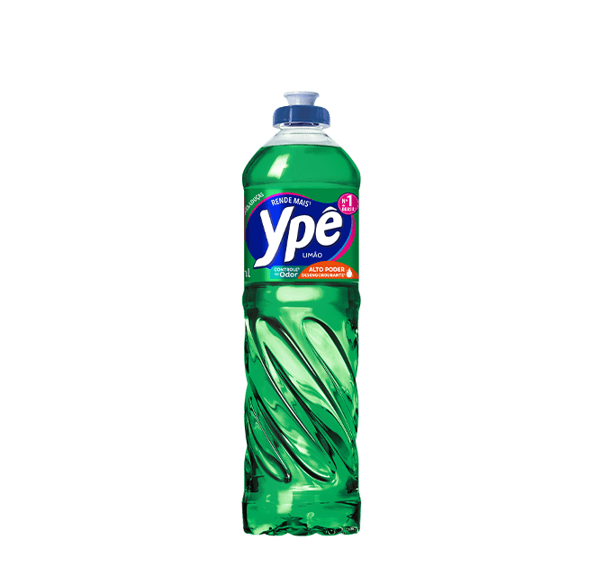 Embalagem do Detergente Ypê Limão 500ml